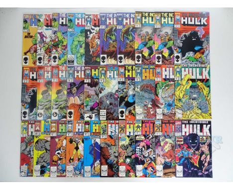 INCREDIBLE HULK (30 in Lot) - (1985/1990 - MARVEL) - #320-323, 330, 331(x2), 332(x2), 333 (x2), 334(x2), 335, 336, 338, 339, 