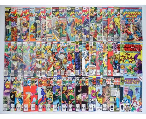 LUKE CAGE, POWERMAN (55 in LOT) - (1974/1986 - MARVEL) - #21 to 50, 56, 61, 65 to 70, 75 to 77, 81, 82, 84 to 86, 89, 90, 93,