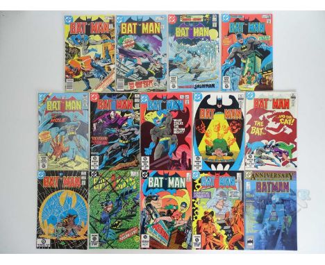 BATMAN (14 in Lot) - (1980/1986 - DC) - #322, 323, 337, 339, 340, 350, 351, 354, 355, 358, 367, 368, 378 &amp; 400 - Includes