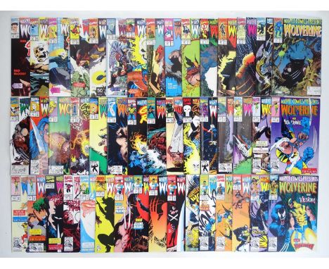 MARVEL COMICS PRESENTS (46 in Lot) - (1990/1993 - MARVEL) - #64 to 71, 85 to 122 Includes origin of Wolverine's yellow and bl