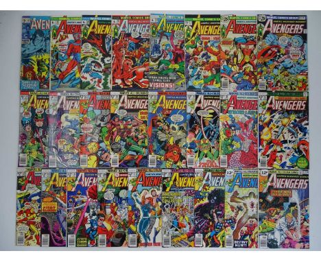 AVENGERS (25 in Lot) - (1970/1978 - MARVEL) - #73, 110 to 113, 134, 148, 149, 154, 155, 157 to 163, 168 to 170, 173 to 177 - 