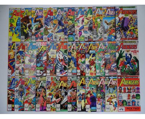 AVENGERS (35 in Lot) - (1978/1982 - MARVEL) - #178 to 180, 182, 184, 188 to 194, 197 to 199, 201 to 203, 205 to 221 - Include