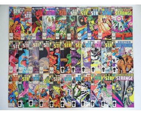 DOCTOR STRANGE (32 in Lot) - (1981/1987 - MARVEL) - Unbroken run from issue #50 to the final issue #81 - Includes the first m