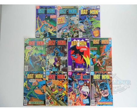 BATMAN (11 in Lot) - (1978/1980 - DC) - #302, 305, 307, 311, 313, 315 - 320 - Includes the first appearance of Lucius Fox, Ba