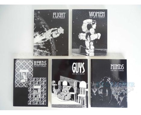 CEREBUS SIGNED LIMITED EDITION BOOK LOT (5 in LOT) - (AARDVARK-VANAHEIM) - Includes FLIGHT 128/5000 + WOMEN 230/3500 + READS 