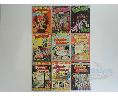 WONDER WOMAN (9 in Lot) - (1967/1975 - DC) - Issues #168, 190, 191, 204, 211, 214, 216, 217 &amp; 219 - Includes the first ap