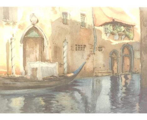 Louis Wauphrey (20thC School). Venice Street scene, limited edition print, 156/250, signed and titled in pencil to margin, 38