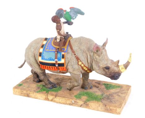 A Thomas Blackshear's figure modeled as a Child Should Lead Them, Rhino Rider First Issue Series, limited edition 279/1000, b