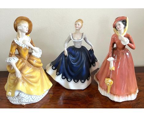 ROYAL DOULTON FIGURES- SANDRA HN2275, JULIA HN2705, LISA HN2310

 