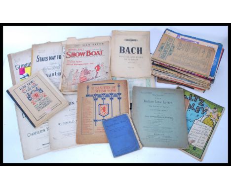 A collection of vintage sheet music dating from the early 20th Century up to the 1960's please refer to images.
