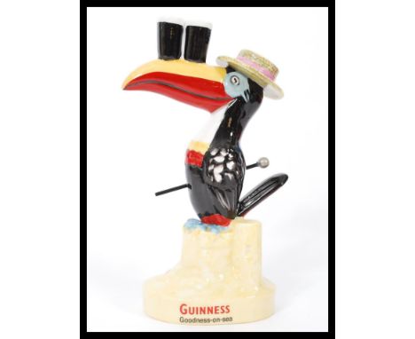 A Royal Doulton advertising ceramic figurine Guinness Seaside Toucan MCL7. Limited edition 1648/2000. Complete in original bo