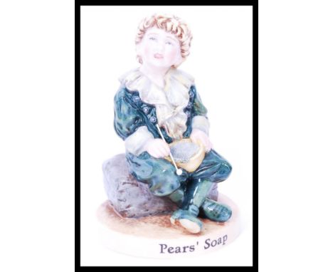 A Royal Doulton Advertising ceramic figurine Pears Bubbles MCL24. Limited edition 14/750. Complete in original box with certi