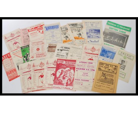 Football - A collection of twenty seven Scottish Football Association programmes dating from the 1940's to include Queens Par