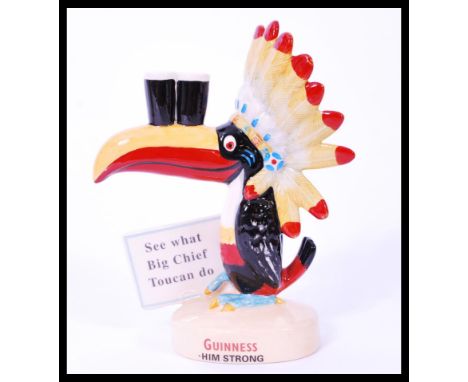 A Royal Doulton advertising ceramic figurine Guinness Big Chief Toucan MCL3. Limited edition 1607/2000. Complete in original 