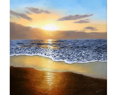 BEN GOYMOUR (ENGLISH b.1985) EVENING LIGHT Oil on board, signed lower right, 59 x 59cm Condition Report:Available upon reques