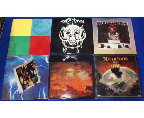 VINYL LP RECORDS a collection of heavy metal and rock vinyl records with The Runaways, Dark Star,&nbsp; Judas Priest, Scorpio