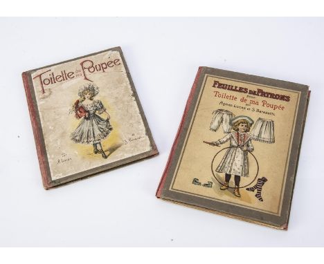 Toilette de ma Poupee by Agnes Lucas two volumes doll story book with dress patterns circa 1890, translated by S Barazetti, p