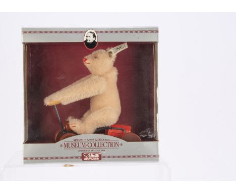 A Steiff limited edition Museum Collection Record Teddy Rose teddy bear, 1057 of 4000 for the year 1991, in original window b