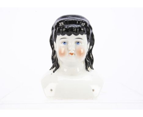 Small Antique Finished CHINA SHOULDER DOLL HEAD Possibly Made in Germa –  The Townhouse Antiques & Vintage