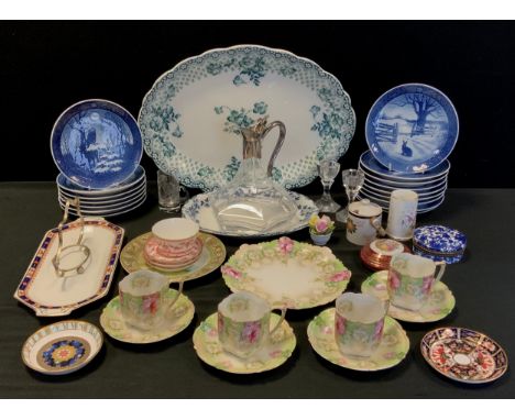 Ceramics &amp; Glass - Royal Copenhagen collectors calendar plates, 1967-1979, full run, another 1993, Royal Worcester, Coalp