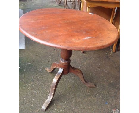 Victorian circular top tripod table