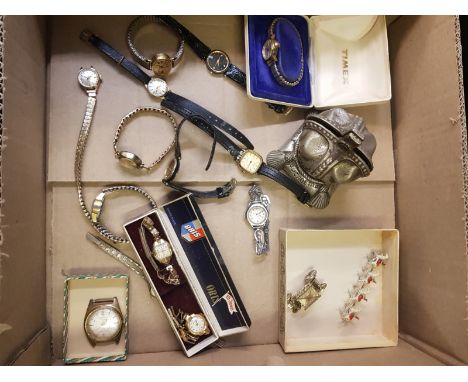 A collection of vintage watches including Oris, Timex, Medana etc together with a small group of 1950's Royal Commemorative i