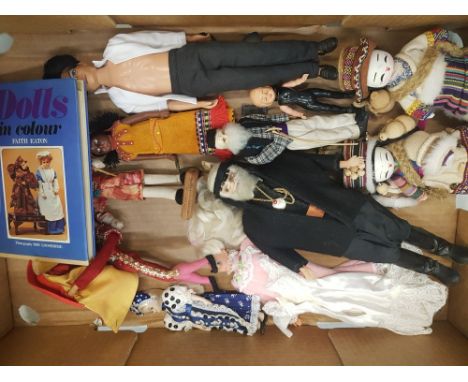 Mixed Collection of International Dolls also including Michael Jackson unboxed 'Black or White' figure, Barbie example etc (1