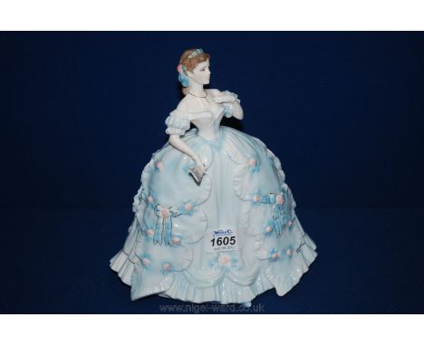 A Royal Worcester figurine 'The First Quadrille' from the Romance of the Victorian Era series.