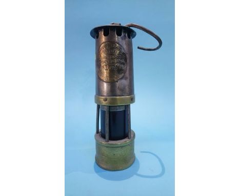 An Ackroyd and Best Limited Miner's lamp