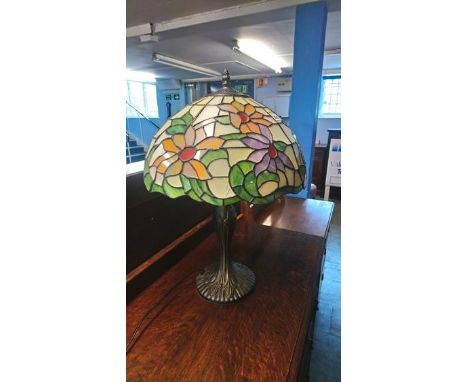 A Tiffany style table lamp