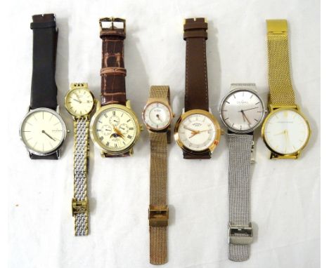 SEVEN LADIES AND GENTLEMEN'S WRISTWATCHEScomprising three Rotary, three Skagen and one Larsson & Jennings (7)