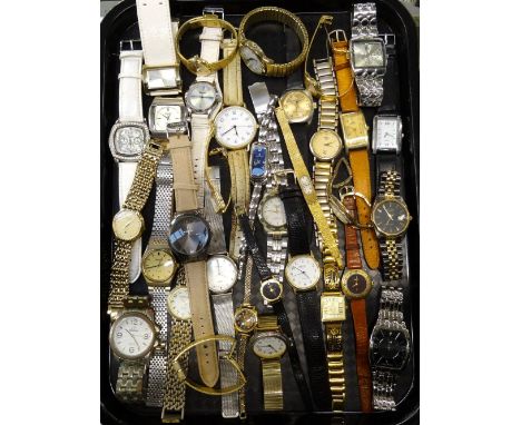 LARGE COLLECTION OF LADIES AND GENTLEMAN'S WRISTWATCHESincludes Rotary, Montine, Waltham, Sekonda, Celsior, Timex, Pulsar and