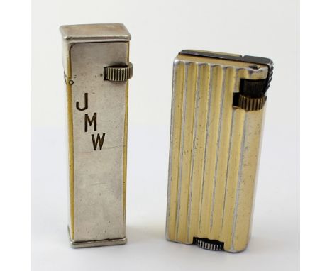 A Dunhill lighter and a Benlow Golmet lighter (2).