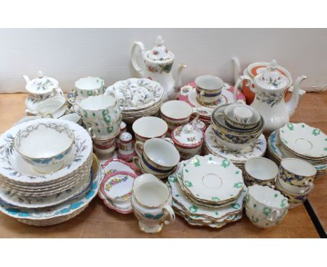 A quantity of Royal Albert 'Brigadoon' tea and dinner ware to include egg cups, tea cups, saucers and a small teapot, a quant