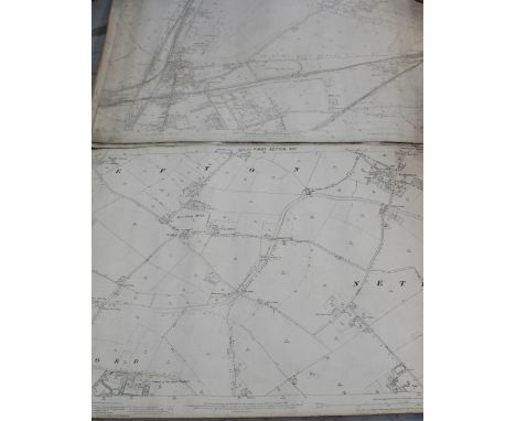 Five late 19th century Ordnance Survey maps of Liverpool, used for Land Agency purposes before the development of the city ce