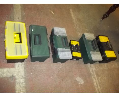 A QUANTITY OF TOOL BOXES AND CONTENTS