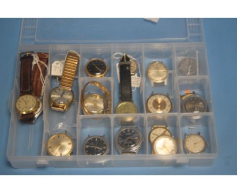 A COLLECTION OF VINTAGE MECHANICAL GENT'S WRISTWATCHES