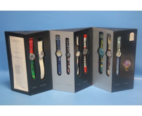 A SWATCH OLYMPIC GAMES WATCH COLLECTION IN ORIGINAL DISPLAY PACKAGING