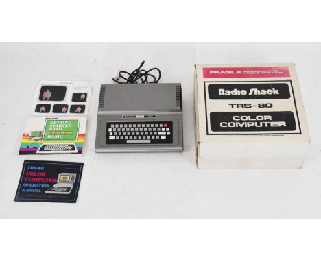 Boxed Radio Shack TRS-80 computer system, with instruction manual 