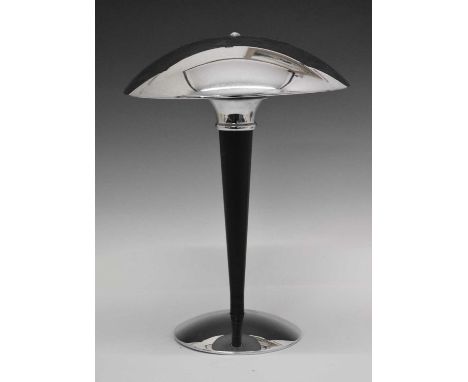 1980s/1990s chrome-finish table lamp, 42cm high 