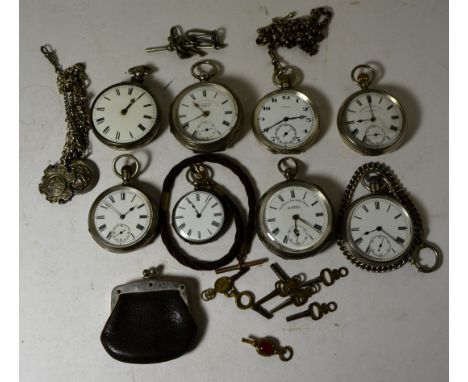 A gents silver cased key wind pocket watch, hallmarked for London 1833, the movement engraved "SAUNDERS, DORCHESTER", NO 5043