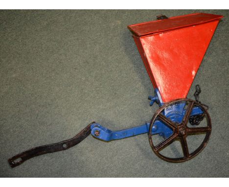 A Victorian bean/seed hopper with plough attachment. 