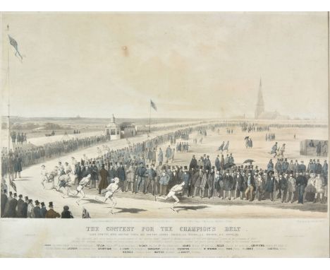 * Athletics. Ploszczynski, (N. lithographer), The contest for the Champion's Belt. Value twenty five pounds with six pounds a