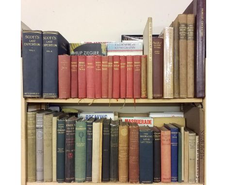 Scott (R.F.) . Scott's Last Expedition, 2 volumes, 2nd edition, 1913, numerous monochrome illustrations, some light spotting,