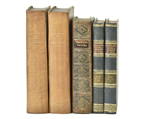 Elphinstone (Mountstuart). The History of India, 2 volumes, 2nd edition, John Murray, 1843, large folding map (closed tear al