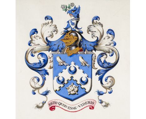 * Pedigree Roll. Manuscript Pedigree Roll of Watson of Bromsgrove, Kidderminster and London, extracted from the records of th