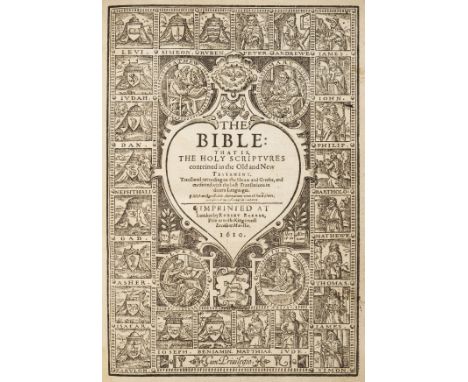 Bible [English]. The Bible: That is the Holy Scriptures conteined in the Old and New Testament. Translated according to the E