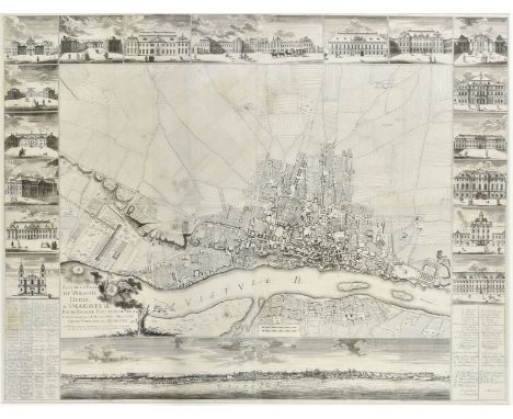 * Warsaw. De Tirregaille (Pierre). Plan de la Ville de Varsovie dedie a S.M. Auguste III Roi de Pologne Electeur de Saxe. &am