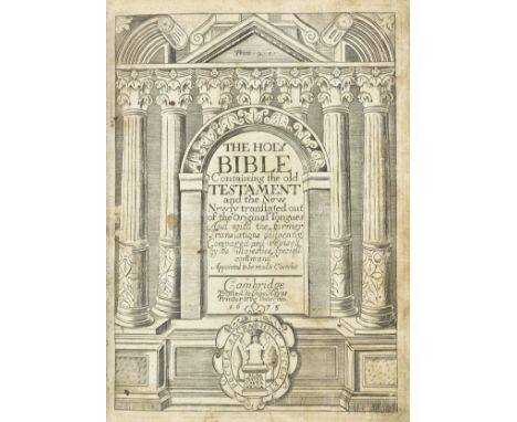 Bible [English]. The Holy Bible Containing the Old Testament and the New. Newly translated out of the Original Tongues..., Ca