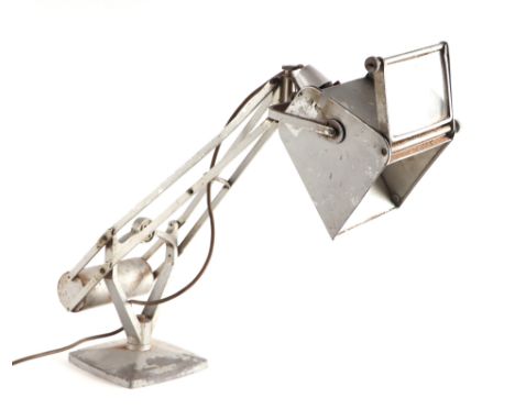A Hadrill & Horstmann circa 1950 industrial office desk lamp.